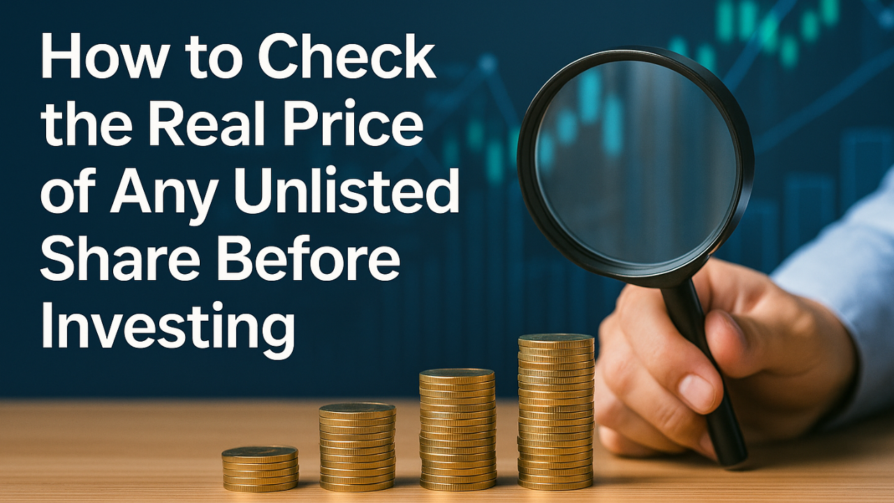 How to Check the Real Price of Any Unlisted Share Before Investing